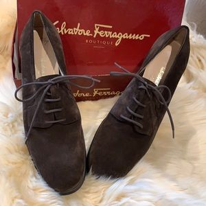 Salvatore Ferragamo suede shoes